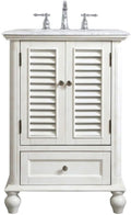 Antique White 1 Drawer Bathroom Vanity Sink Set G565214