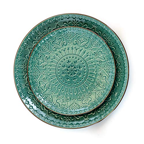 16 Piece Stoneware Dinnerware Dish Set M9023
