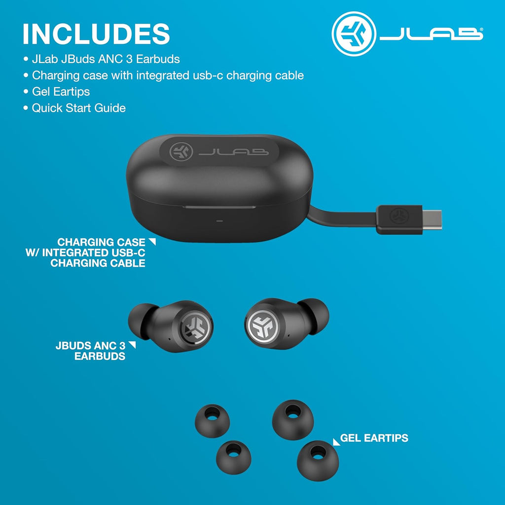 True Wireless Earbuds with Charging Case, Smart Active Noise Canceling C266779