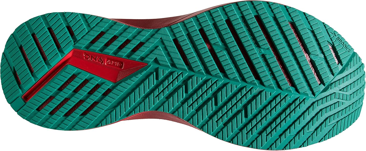 Red/White/Green Neutral Running Shoe D8042