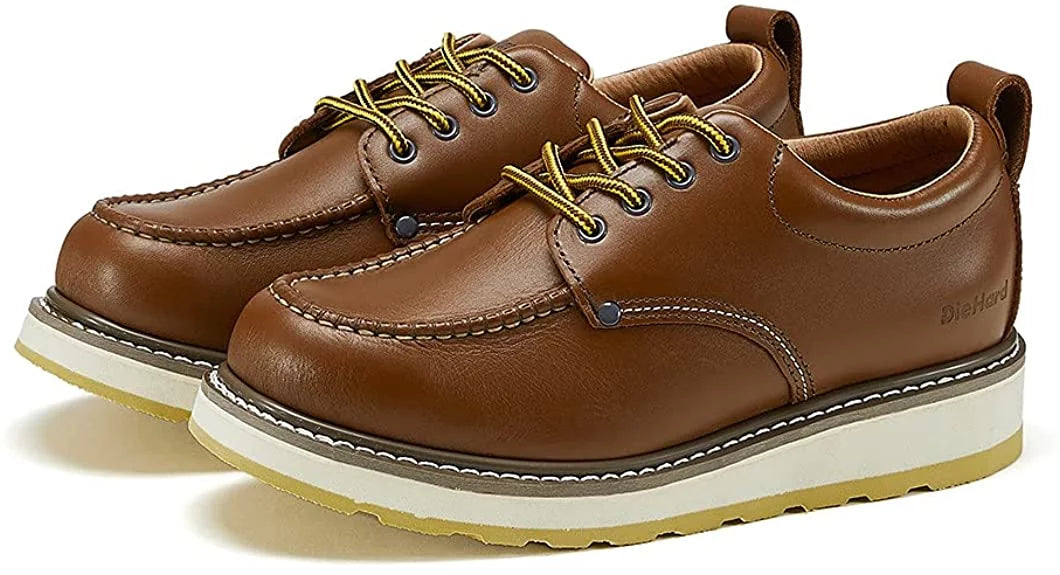 Soft Toe Leather Work Shoes Size 10.5 G121862