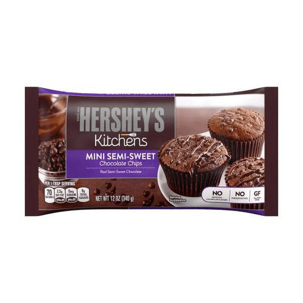 Semi-Sweet Chocolate Mini Chips, 12 Oz B536740