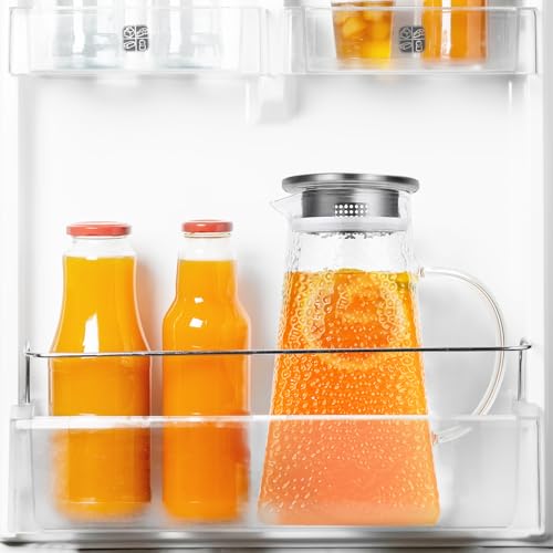 105OZ Borosilicate Glass Pitcher with Lid K2621