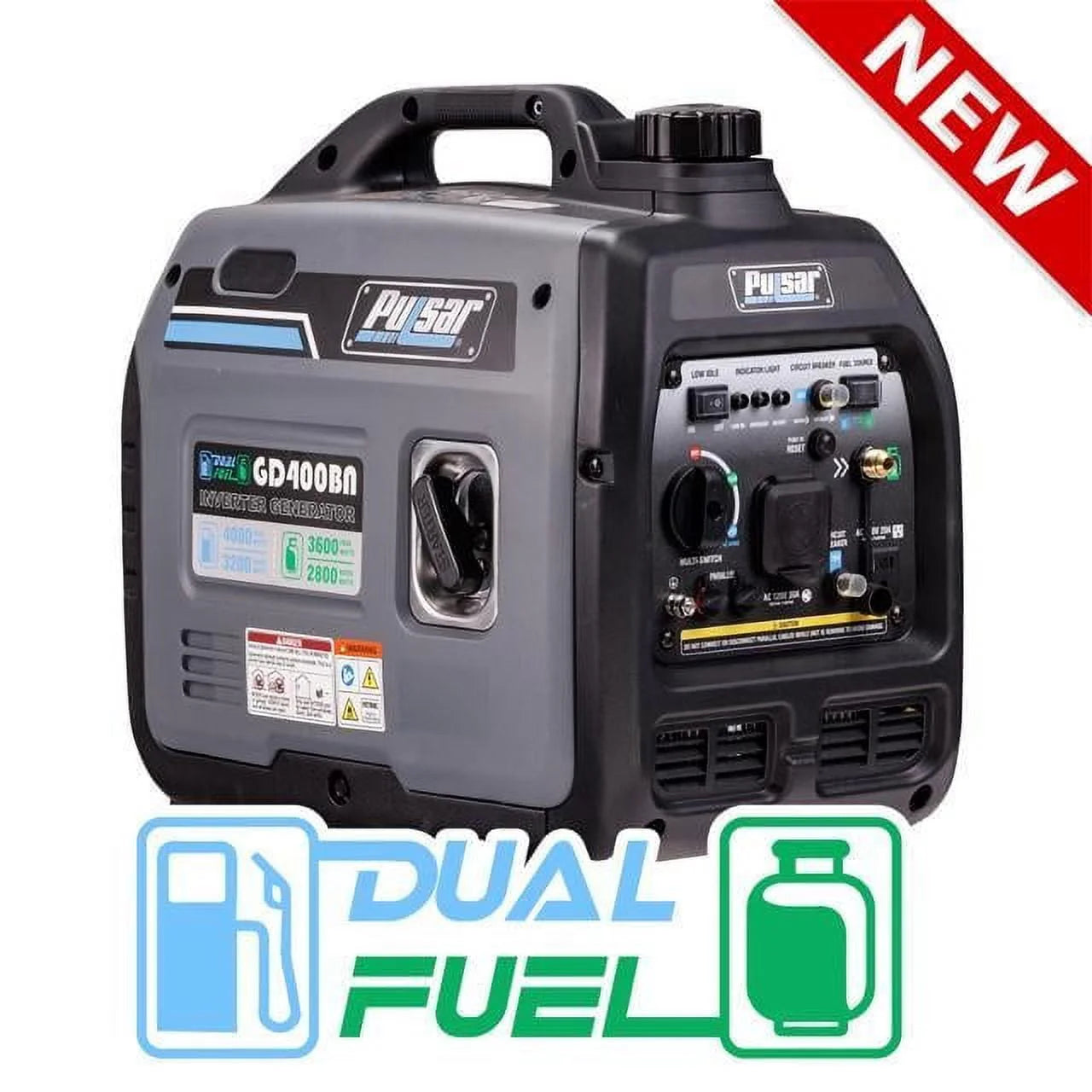 4000W Portable Dual Fuel Generator X500
