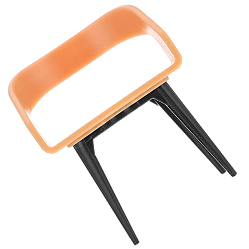 4pcs Mini Simulation Chair Fairy Garden Furniture Scene Model Dining Table Accessories Plastic Old Fashioned G936