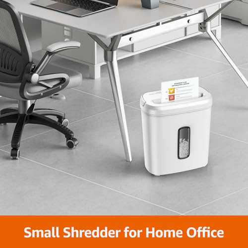 8-Sheet Cross Cut Paper Shredder - Black T708