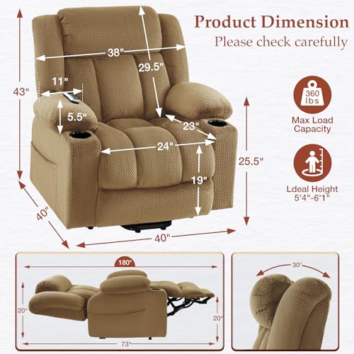Grey Power Lift Recliner Chair V17001