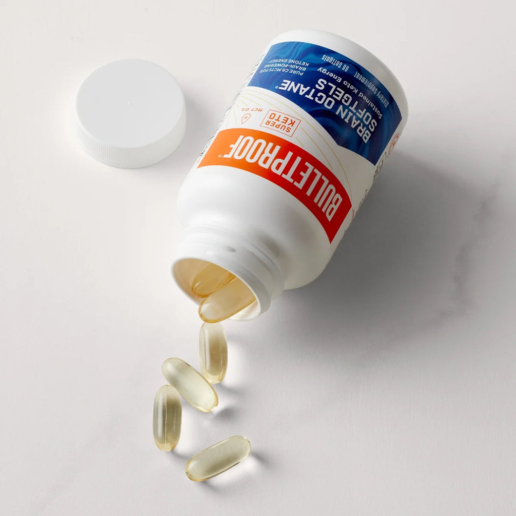 60 Softgels C8 MCT Oil from Non-GMO Coconuts E63611