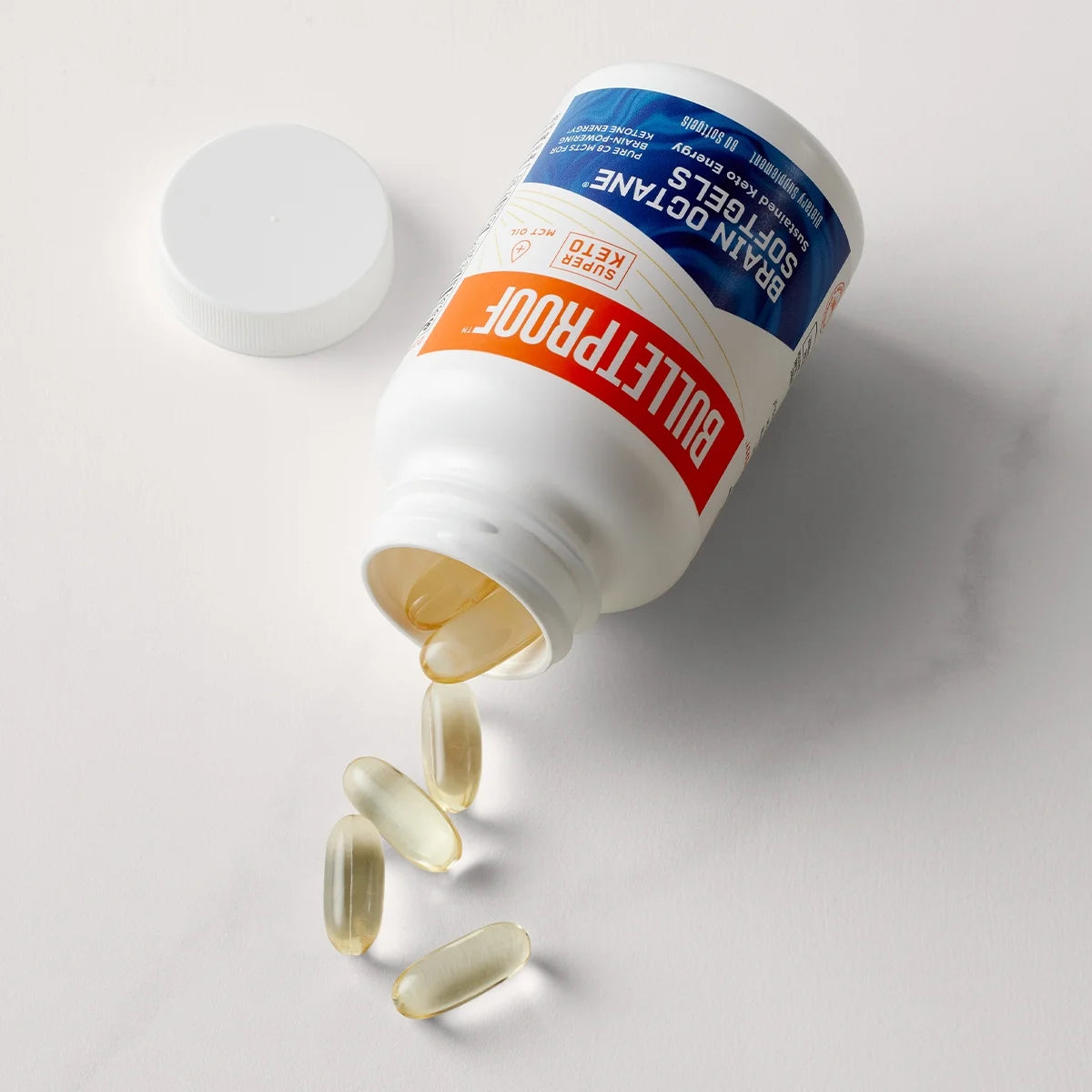 60 Softgels C8 MCT Oil from Non-GMO Coconuts E63611