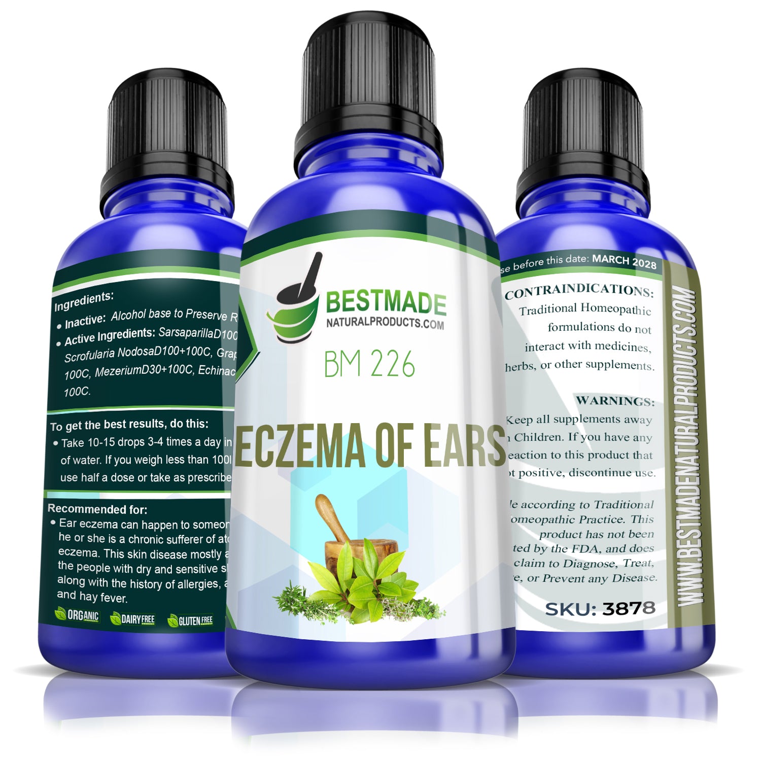Natural Remedy for Eczema of Ears Y2814