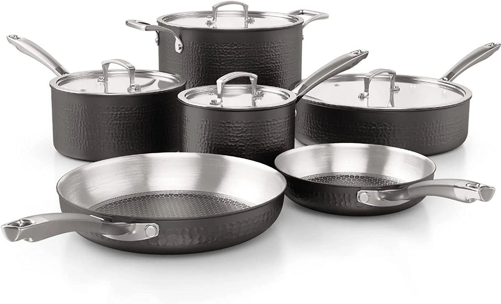 7-Piece Tri-Ply Stainless Steel Cookware Set H109537