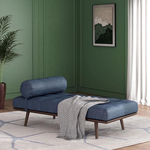 Beige Fabric Chaise Lounge N796