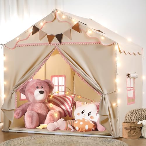 Play Tent with Padded Mat and Light, 51" x 39" x 53" Z458211