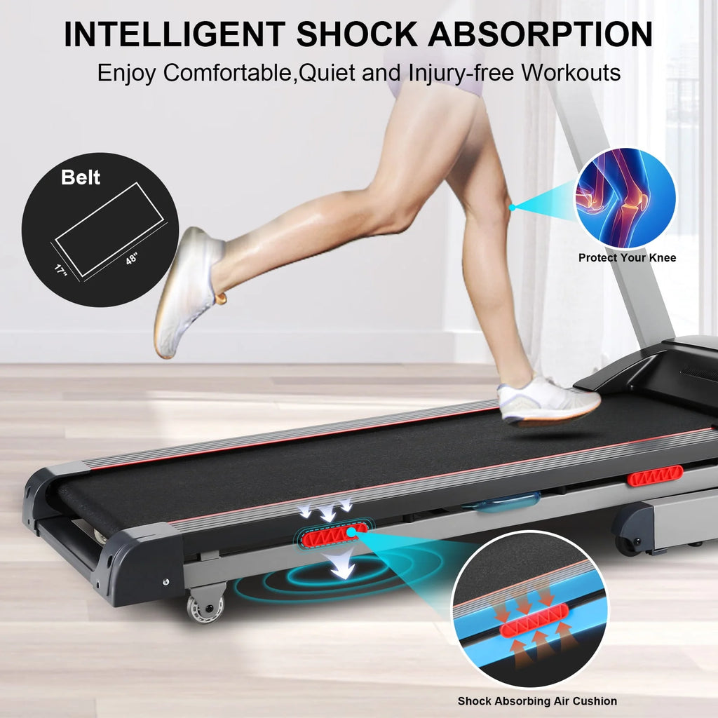 3.25HP Electric Treadmill with 15-Level Auto Incline Q2998