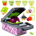 Vegetable Chopper Mandoline Slicer Food Dicer with Container J286