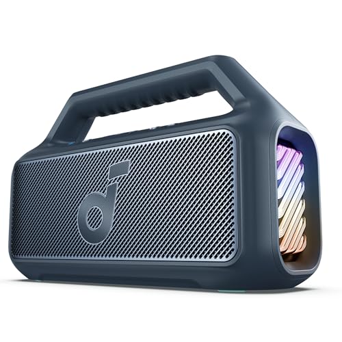 80W Portable Bluetooth Speaker with Subwoofer, IPX7 Waterproof X907778