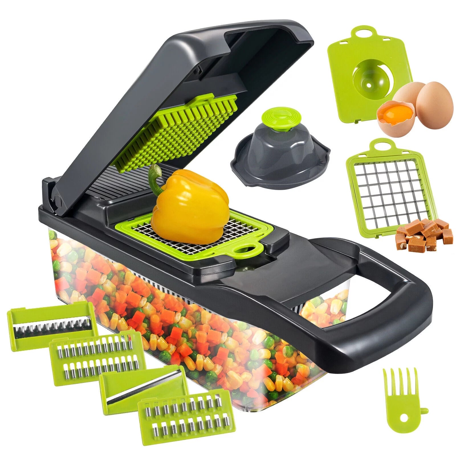 Vegetable Chopper Mandoline Slicer Food Dicer with Container J286