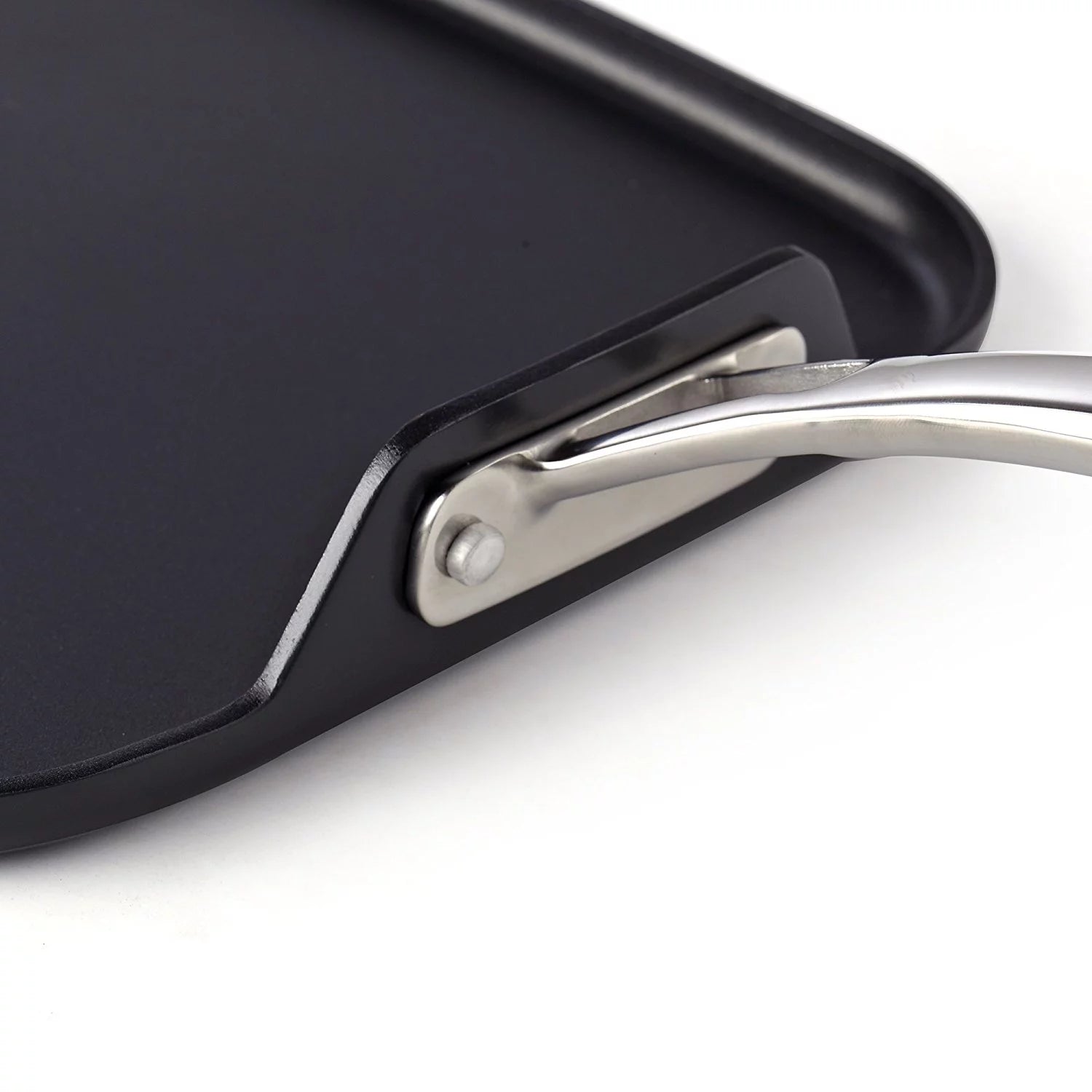 Black 11 x 11-Inch Nonstick Hard Anodized Griddle Pan S632