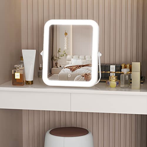 LED Makeup Mirror with Lights, 360° Rotation E20337