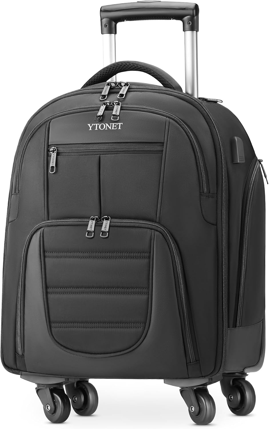 16 Inch Water Resistant Underseat Carry On Luggage with Spinner Wheels N95730