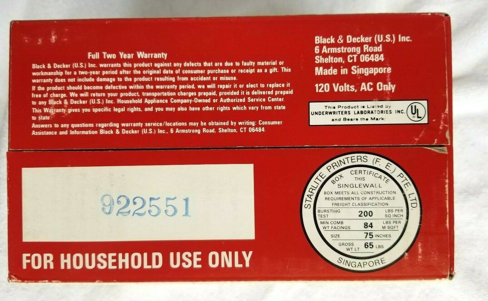 Black Under Cabinet Electric Can Opener Q607555