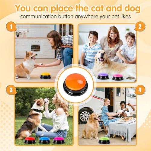 4-Pack Talking Pet Buttons A94784