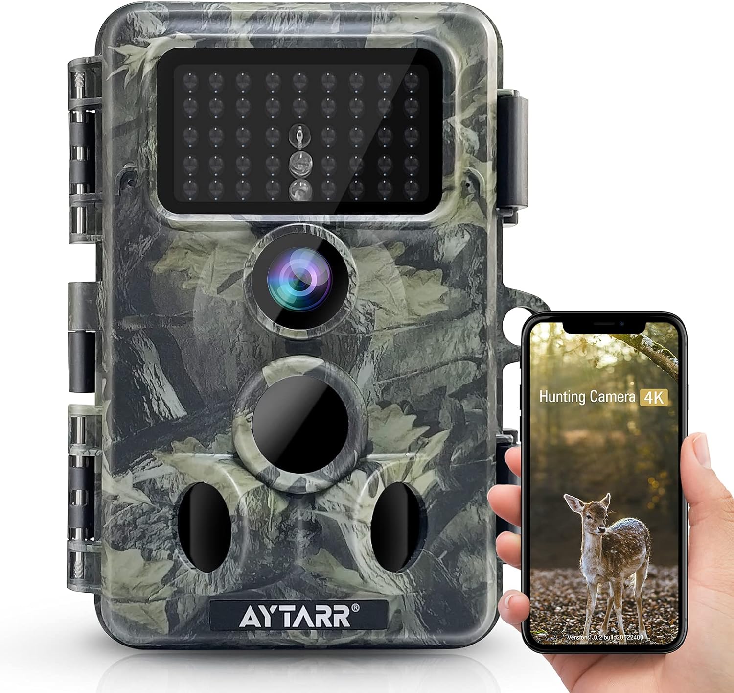 4K 30MP No Glow Night Vision Game Camera with 120° Wide Angle Y67830