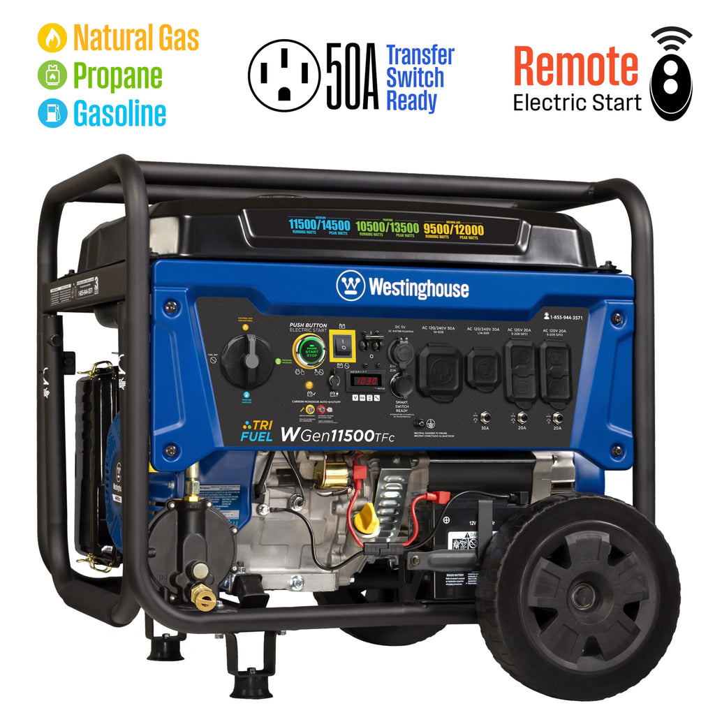14,500 Watt Tri-Fuel Portable Generator X518