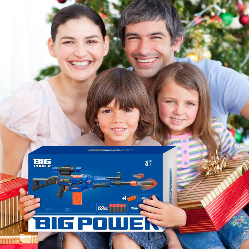 4 in 1 Automatic Kids Sniper Rifle Toy Guns with Removable Magazines E402360