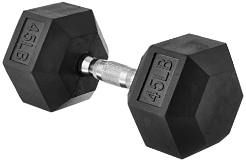 Rubber Hex Dumbbell Hand Weight O489172