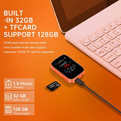 32GB Bluetooth Clip-on Mp3 Player Black K2037