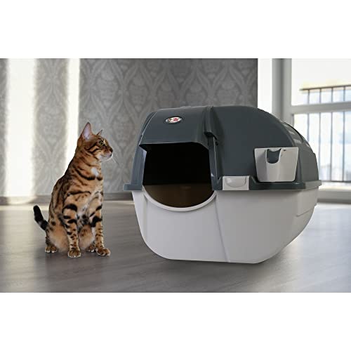 Gray Self Cleaning Litter Box A94602