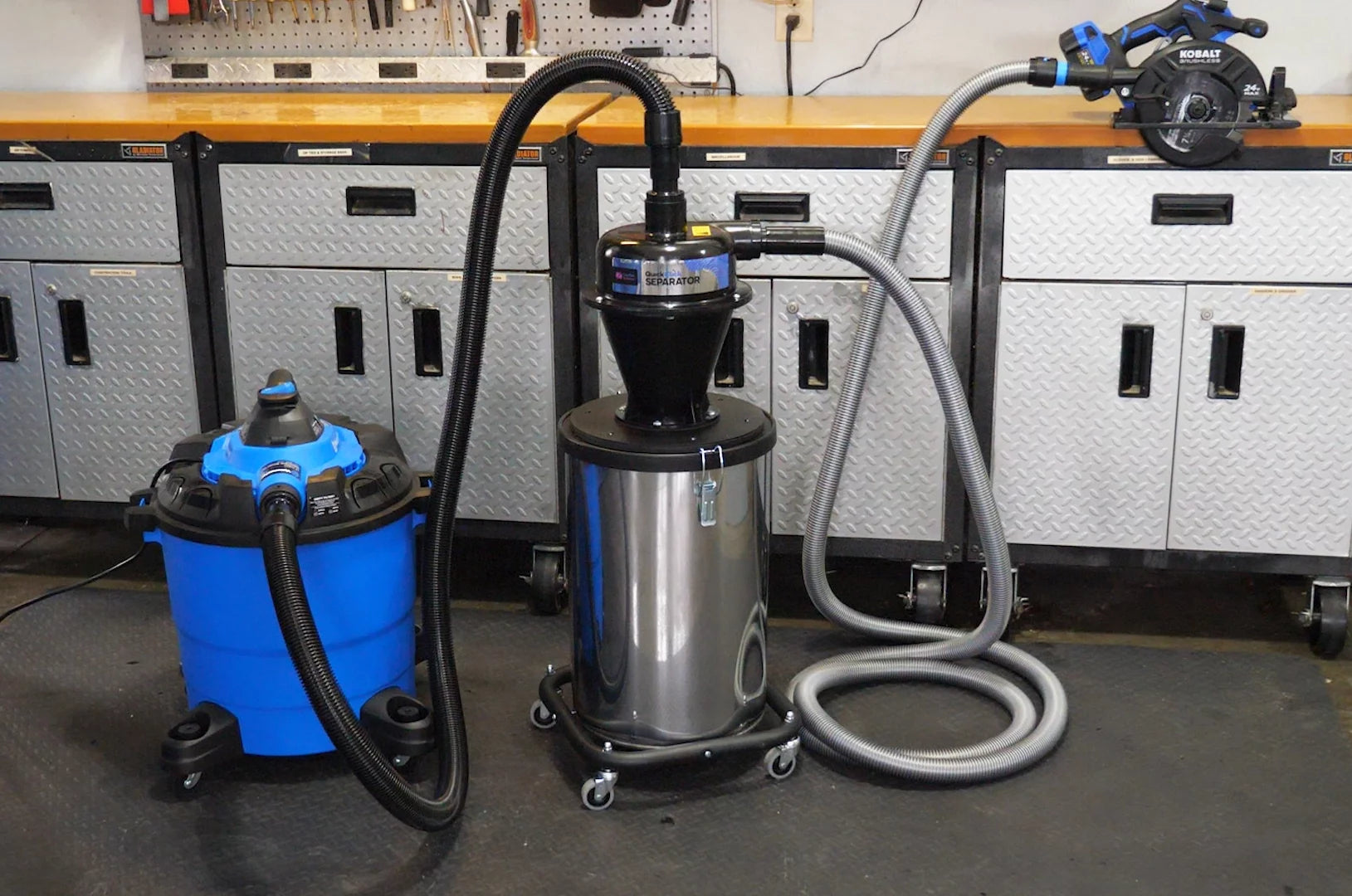 Dust Collection Separator with 16 Ft Hose and Adapter Set R197046