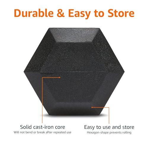 Rubber Hex Dumbbell Hand Weight O489172