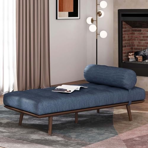 Beige Fabric Chaise Lounge N796