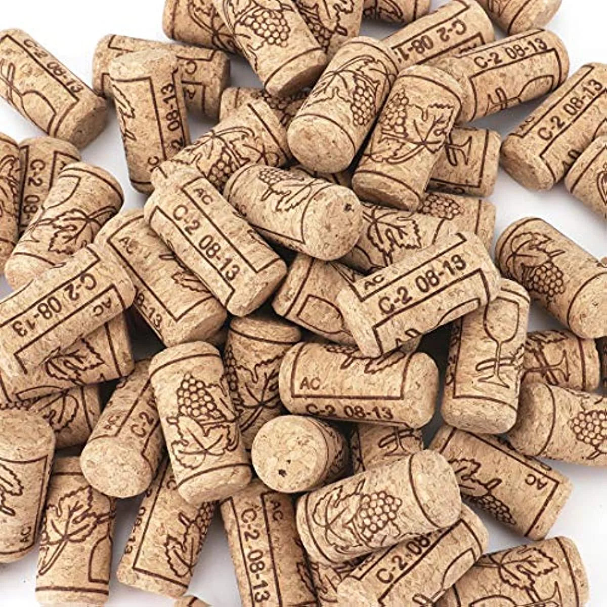 100 Pack #8 Natural Wine Corks T7520