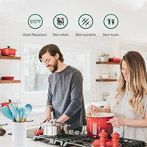20pcs Silicone Kitchen Utensils Set Nonstick Heat Resistant R7763