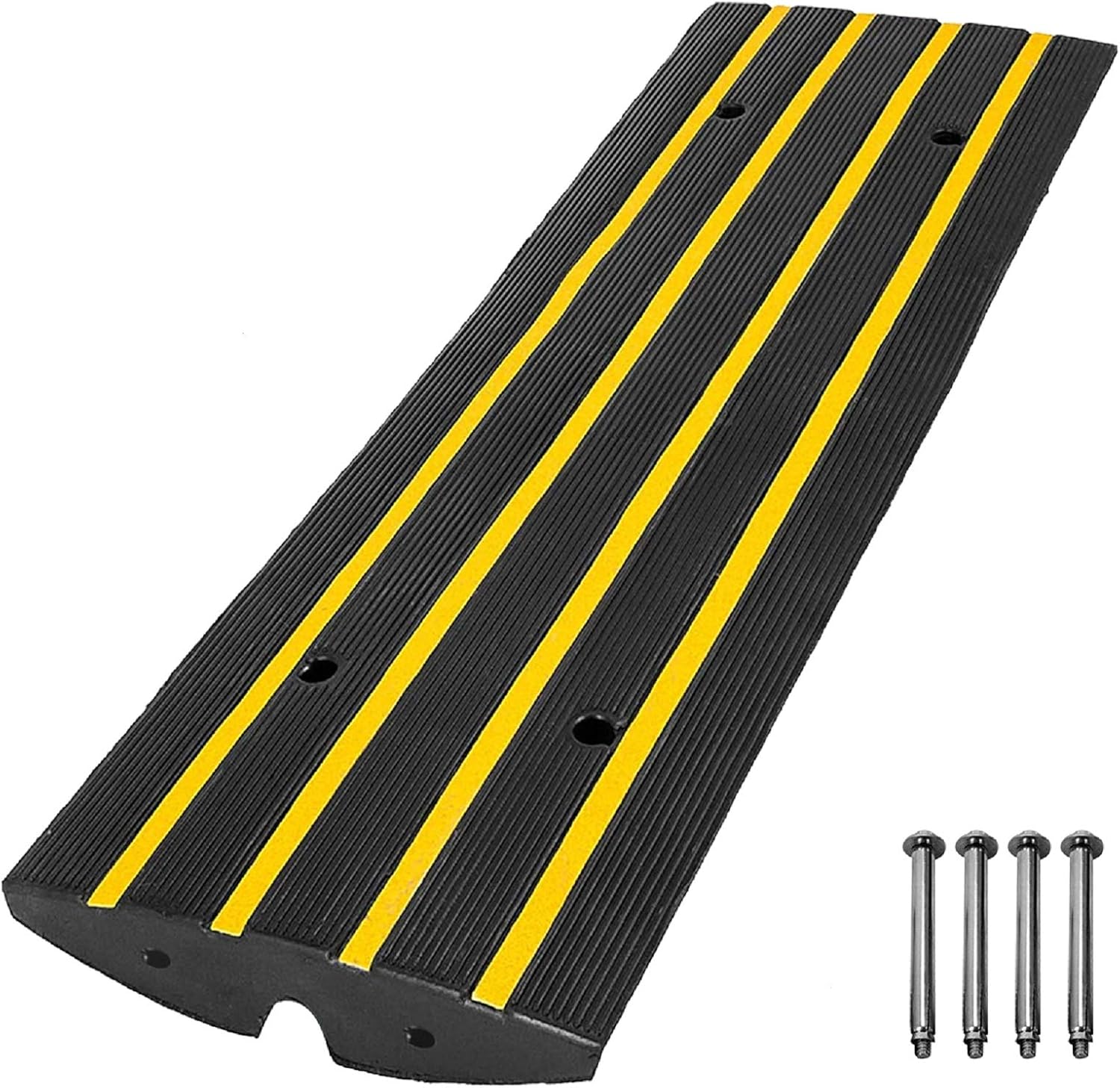 Rubber Curb Ramps 2.5 Inch Rise 1 Pack 10 Ton Capacity J1368