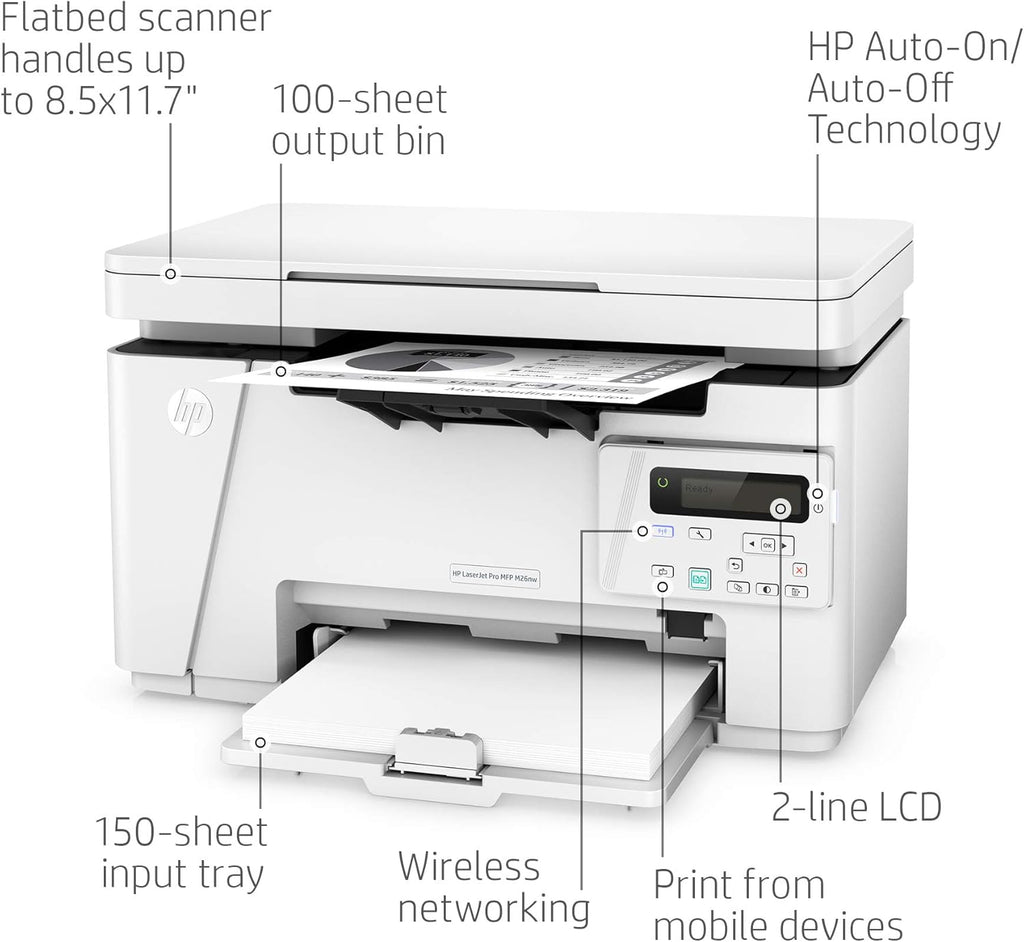 Wireless All-in-One Compact Laser Printer J464