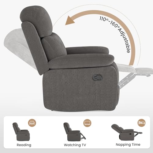 Sand Manual Recliner Chair D33759