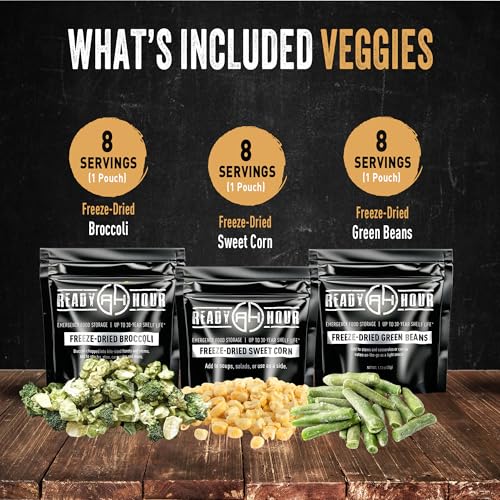 Non-Perishable Freeze-Dried Fruit & Veggie Mix, 56 Servings O745455