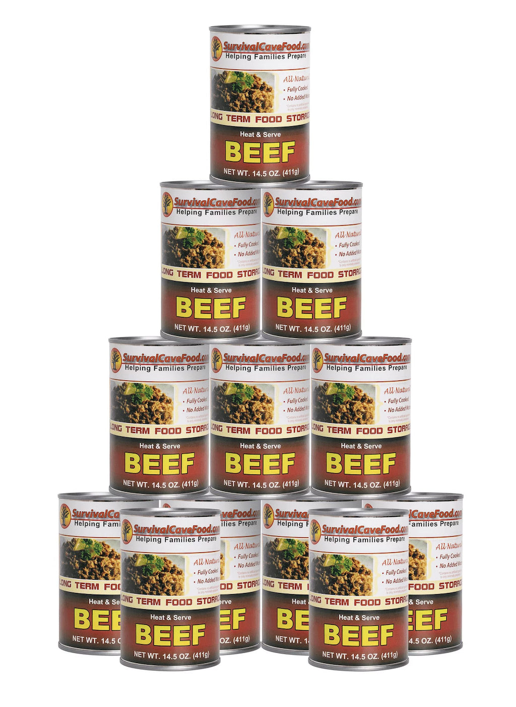 Canned Beef 14.5 oz 12 cans M442