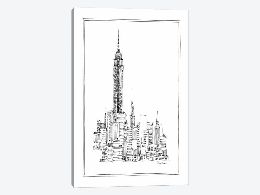 Empire State Print Canvas Art M1161