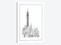 Empire State Print Canvas Art M1161