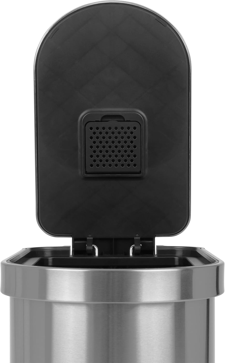 50 Liter / 13.2 Gallon Smudge Resistant Stainless Steel Trash Can with Foot Pedal J464