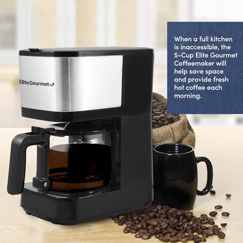 Automatic Brew & Drip Coffee Maker with Reusable Filter C548