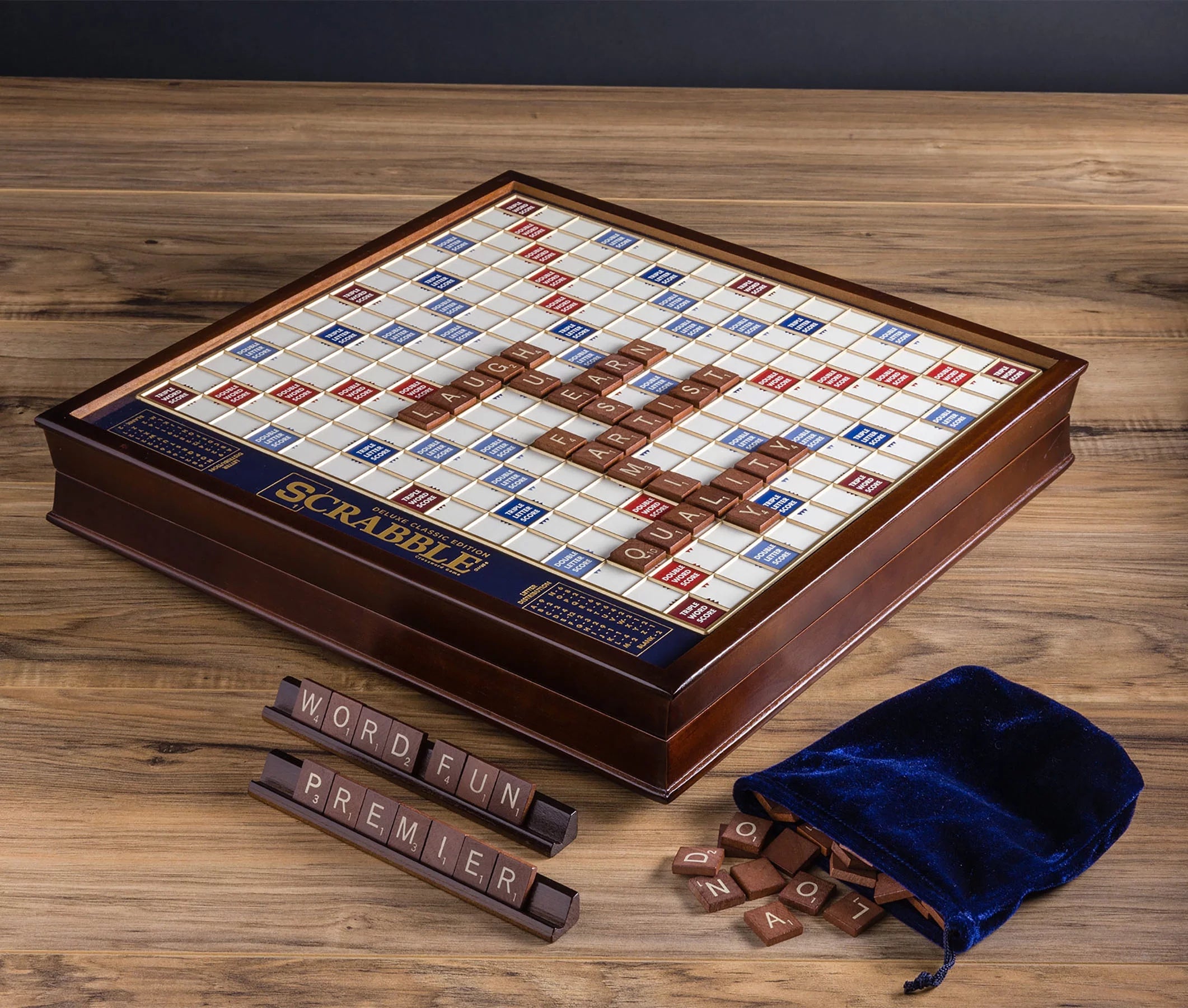 Scrabble Game Wooden Edition W70866