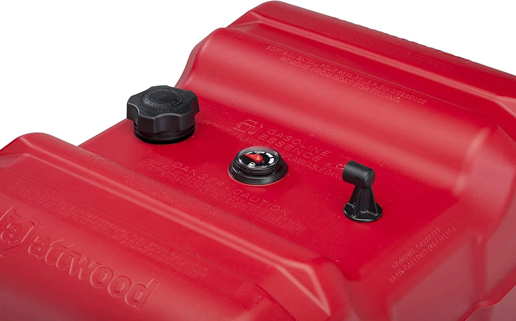 12 Gallon Low-Profile Portable Fuel Tank with Gauge N163703