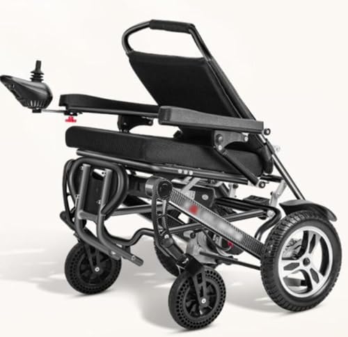Silver Foldable Electric Wheelchair 300lbs 12.4 mi Cruise Range P5778