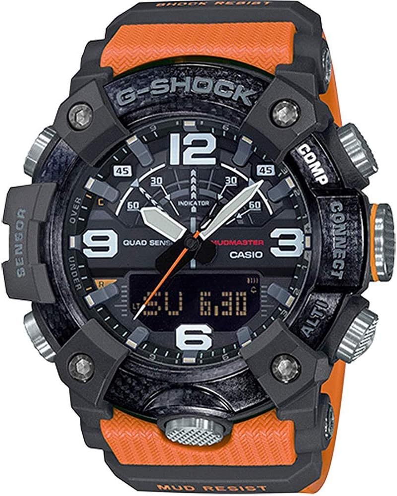 Black/Orange ANI-Digi Watch B598